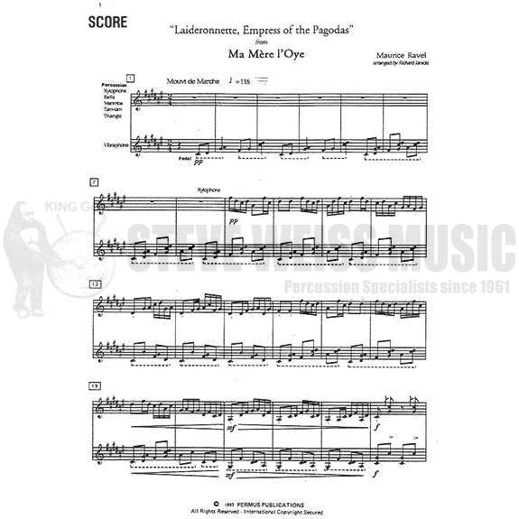 Ravel-Laideronnette Empress of the Pagodas(SP)-Janicki
