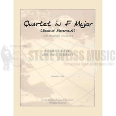 Ravel-Quartet in F Major (second mvt.) arr. Gerhart (SP)- 4M