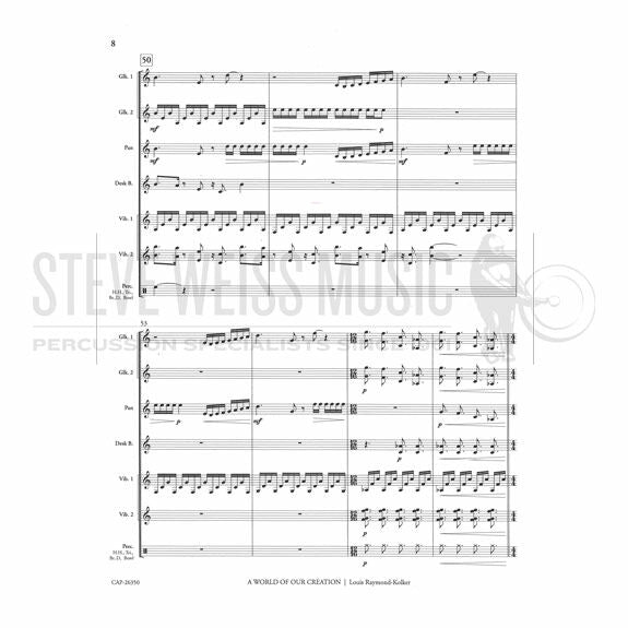 Raymond-Kolker-World of Our Creation, A (SP)-2B/2V/Steel dr./P