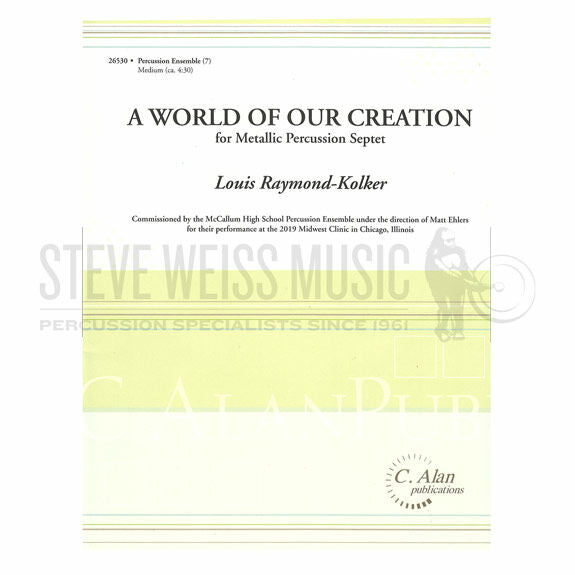 Raymond-Kolker-World of Our Creation, A (SP)-2B/2V/Steel dr./P