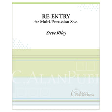 re-entry for multi-percussion solo by Steve Riley