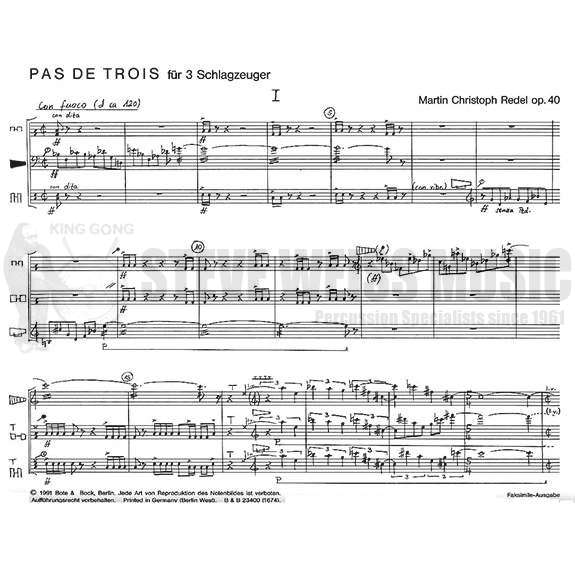 Redel-Pas de Trois(S)