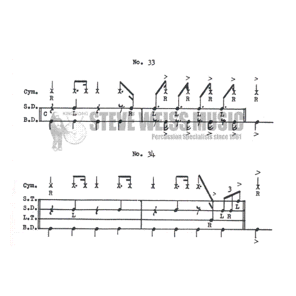 Reed-Drum Solos and Fill-Ins