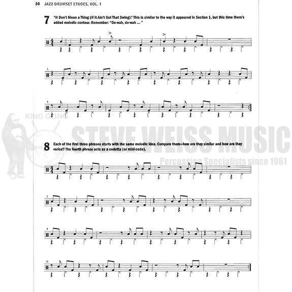 Reed, J.-Jazz Drumset Etudes