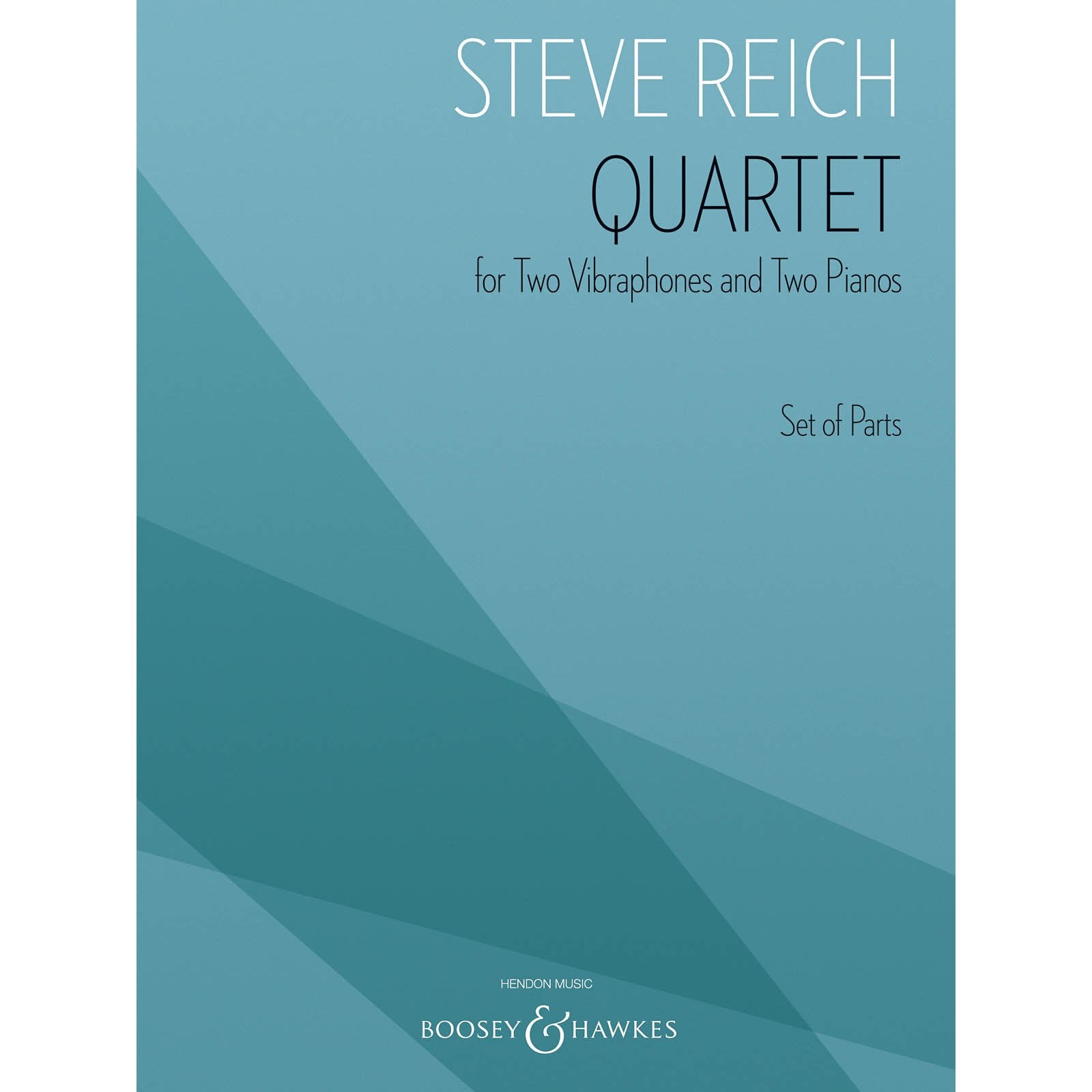 Reich-Quartet for Two Vibraphones and Two Pianos (SET OF PARTS ONLY)-2V/2PN
