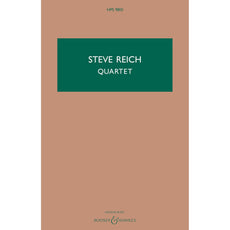 Reich-Quartet for Two Vibraphones and Two Pianos (STUDY SCORE ONLY)-2V/2PN
