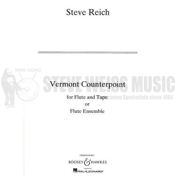 Reich-Vermont Counterpoint-Solo Mal/10Mal or tape