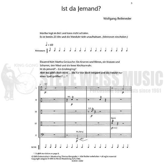 Reifeneder-Ist da Jemand? (SP)-1T/P/metronome