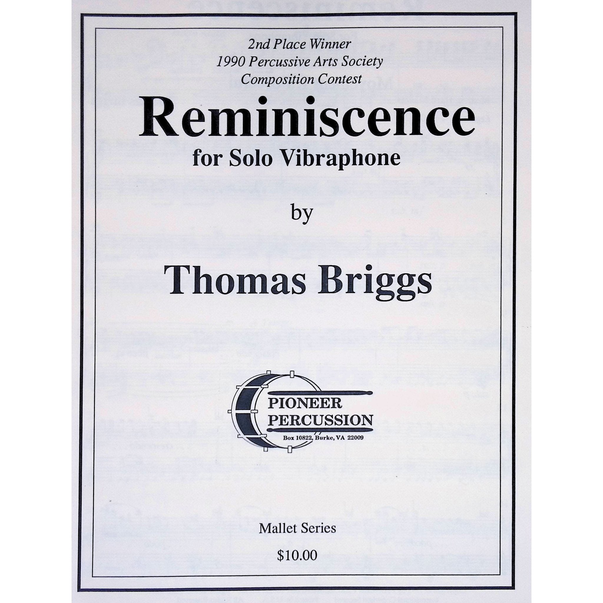 Reminiscence by Thomas Briggs