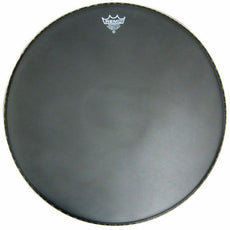 Remo 14" Powermax Black Suede Marching Bass Drum Head (Small Crown Logo)