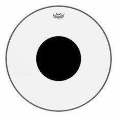 32" Remo Controlled Sound Clear Top Black Dot Bass Drum Head