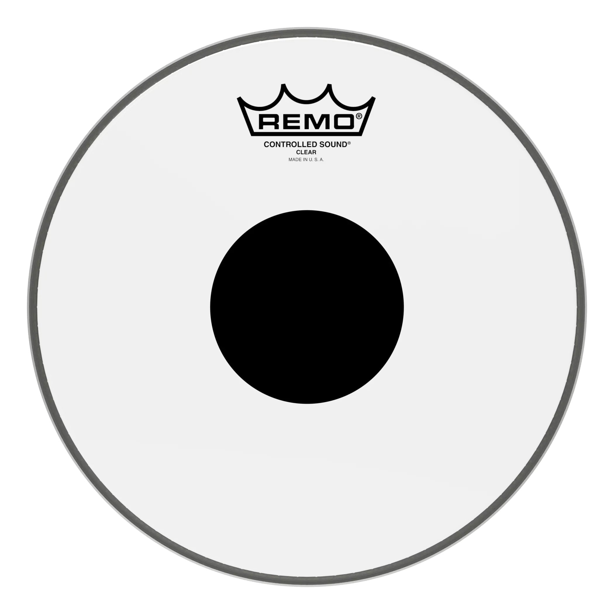 Remo Controlled Sound Clear Drumhead - Top Black Dot - 10"