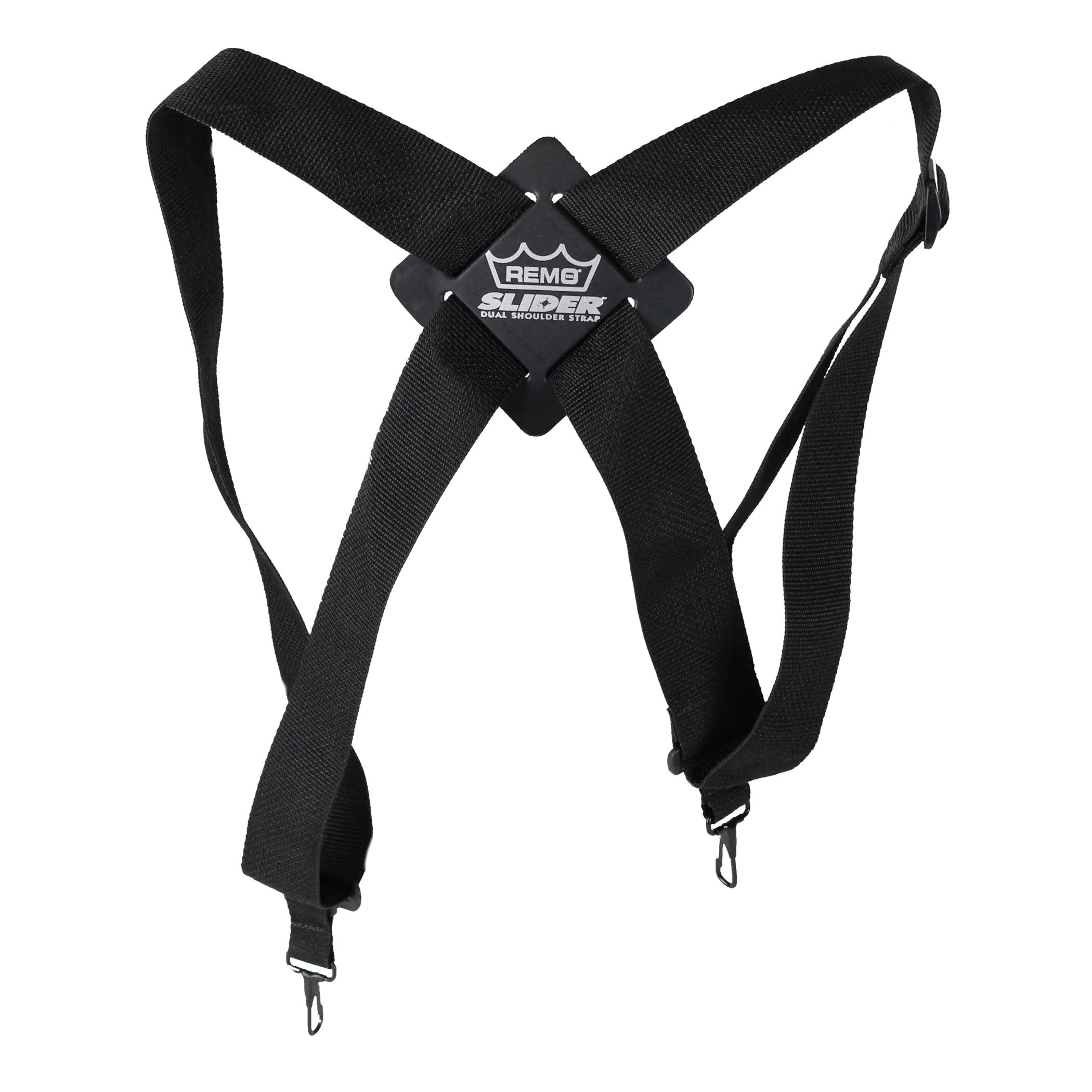 Remo Dual Slider Percussion Strap - Short - Black