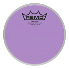 Remo Emperor Colortone Purple Crimplock Marching Tenor Drumhead - 6"
