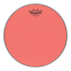 Remo Emperor Colortone Red Crimplock Marching Tenor Drumhead - 12"