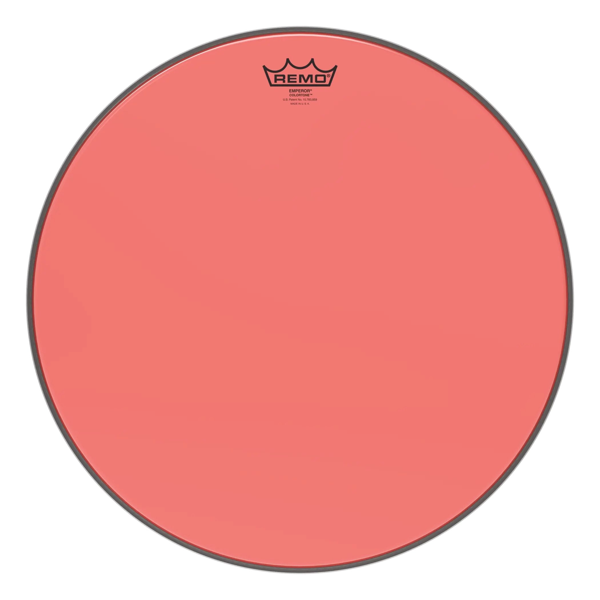 Remo Emperor Colortone Red Drumhead - 16"