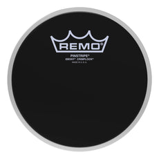 Remo Pinstripe Ebony Crimplock Marching Tenor Drumhead - 6"