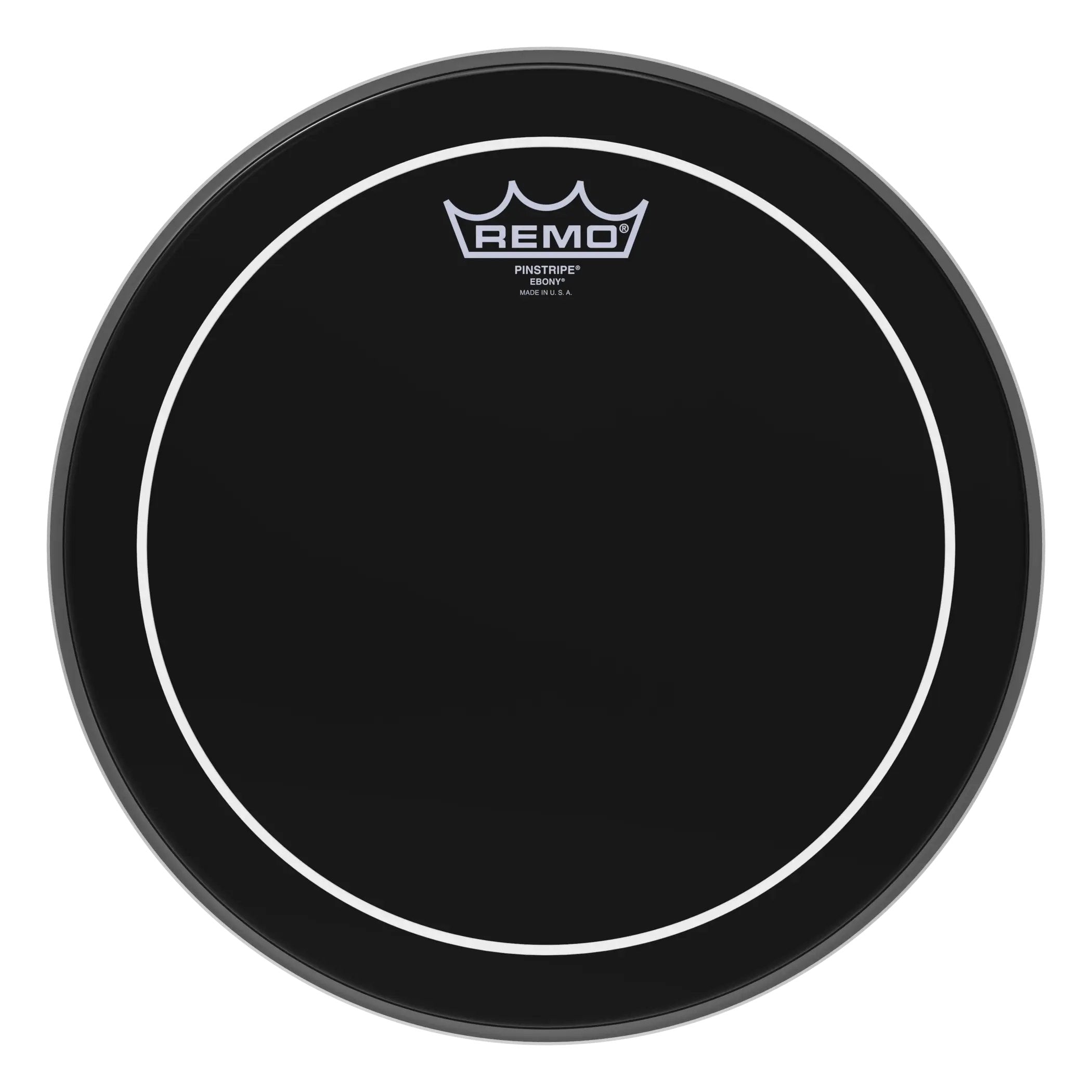 Remo Pinstripe Ebony Drumhead - 12"