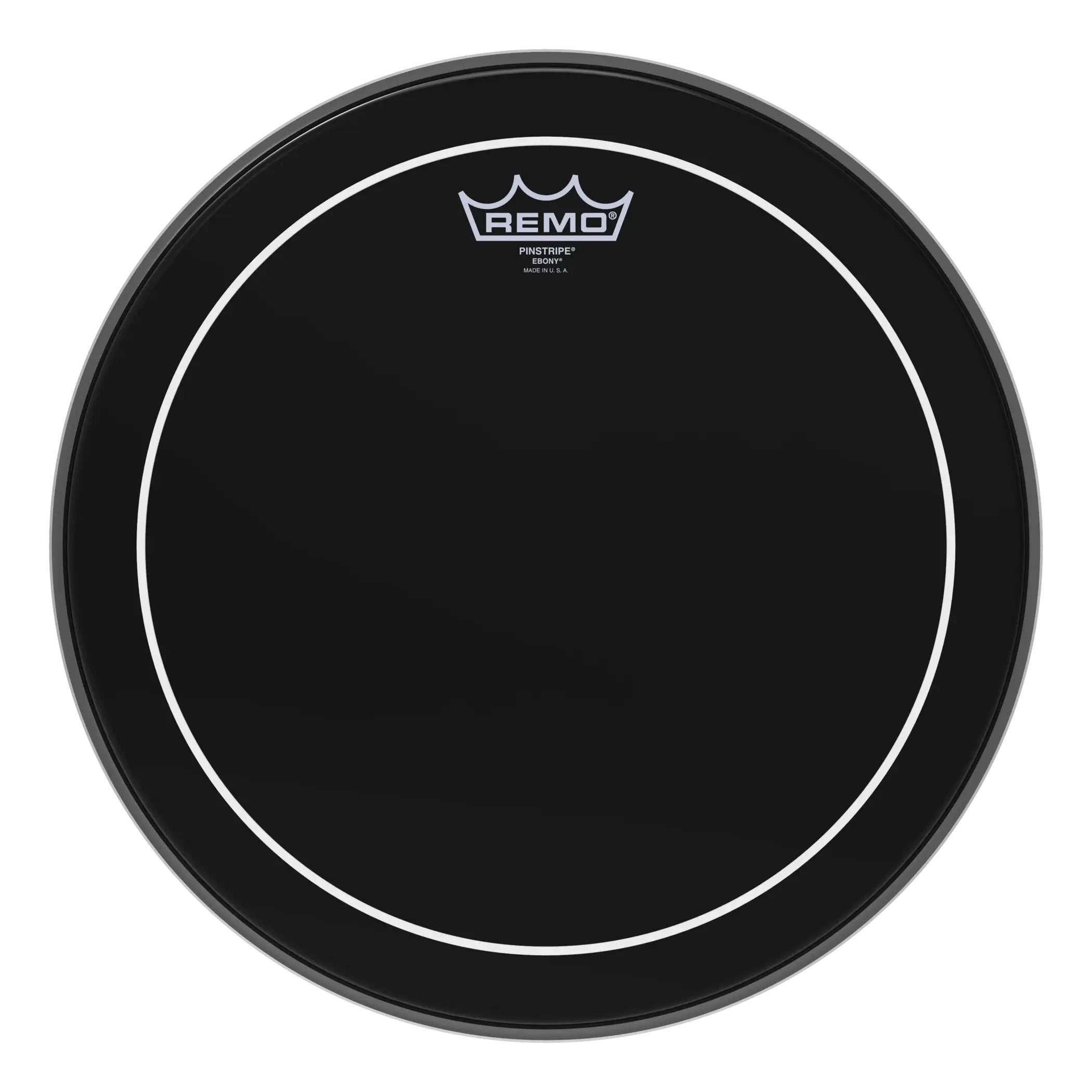 Remo Pinstripe Ebony Drumhead - 14"