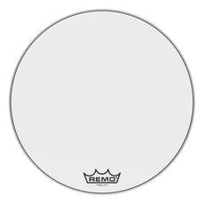 Remo Powermax 2 Ultra White Crimplock Marching Bass Drumhead - 28"