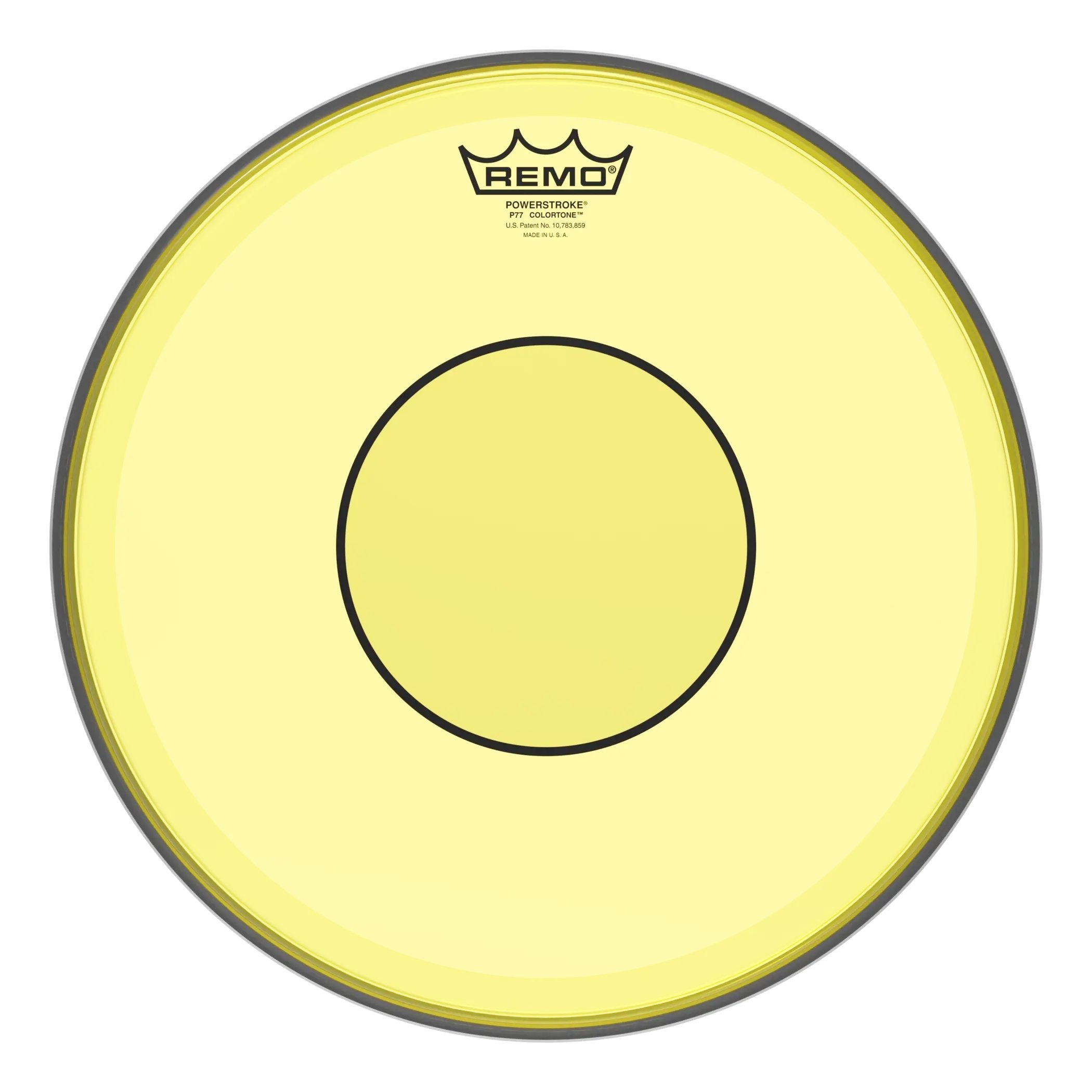 Remo Powerstroke 77 Colortone Yellow Drumhead - 14"