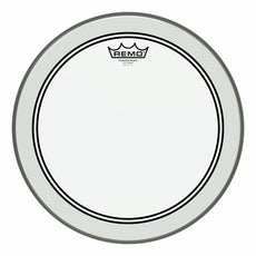 10" Remo Powerstroke 3 Clear with Clear Dot