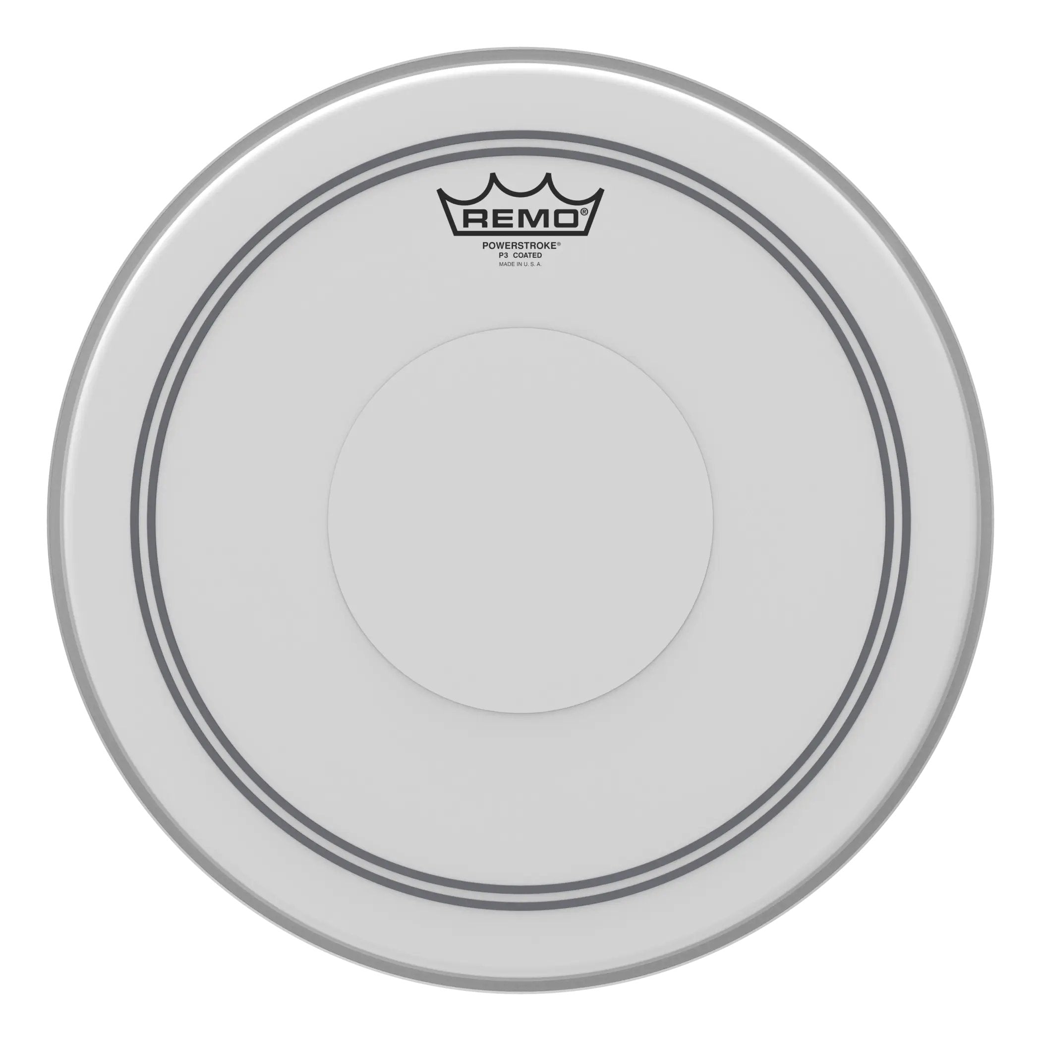 Remo Powerstroke P3 Coated Drumhead - Top Clear Dot - 14"