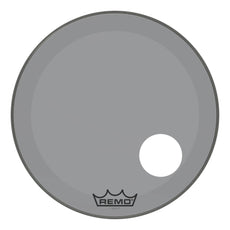 Remo Powerstroke P3 Colortone Smoke Bass Drumhead - Offset Hole - 24"