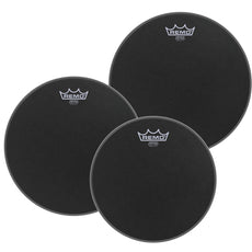 Remo Tom Pack - Emperor Black Suede - 10"/12"/14"