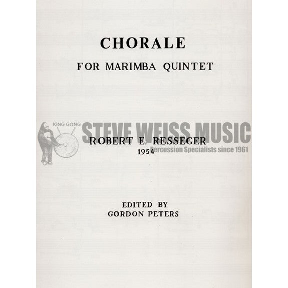 Resseger-Chorale arr. Peters (SP)-5M