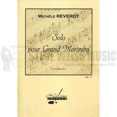 Reverdy-Solo pour Grand Marimba-M