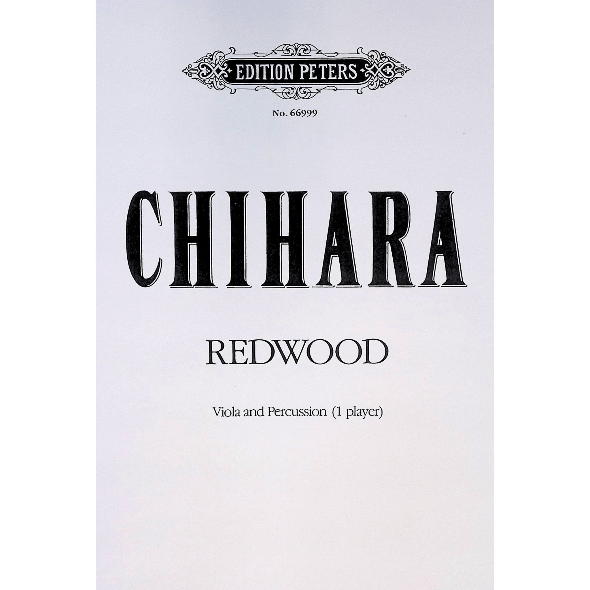 Redwood by Paul Chihara