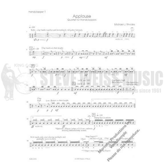Rhodes-Applause (SP)-4 Handclappers
