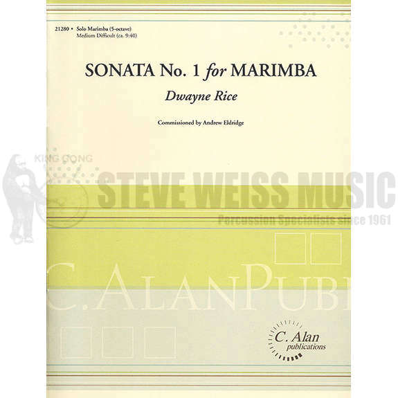 Rice-Sonata No. 1 for Marimba-M