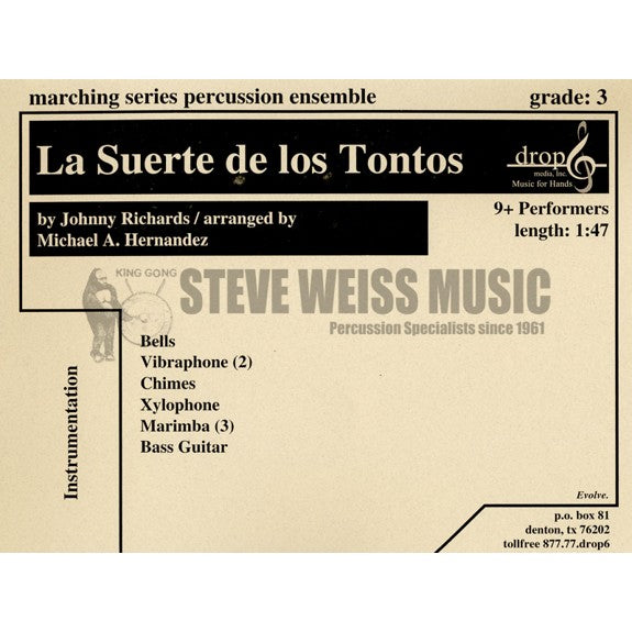 Richards-La Suerte de los Tontos arr. Hernandez (SP)- B/2V/C/X/3M/BG