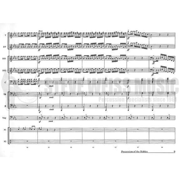 Rimsky-Korsakov-Procession of the Nobles arr. Rennick (SP)-Steel drs./3T/P