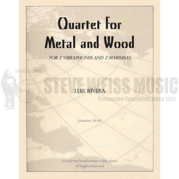 Rivera-Quartet for Metal and Wood (SP)-2V/2M