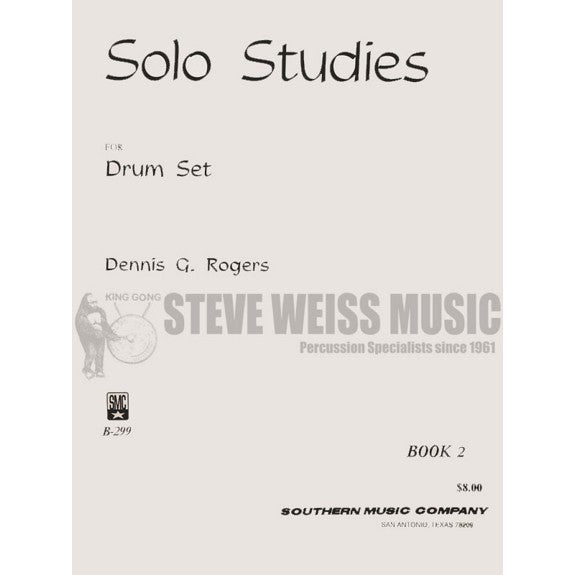 Rogers-Solo Studies for Drum Set Book 2