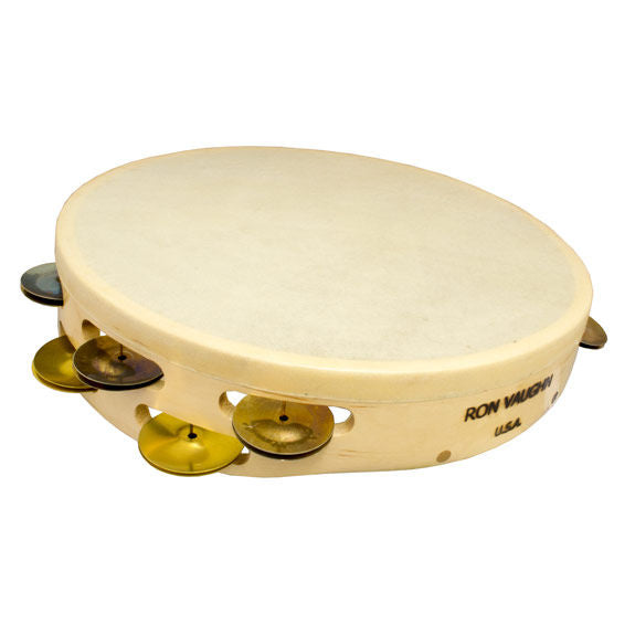 Ron Vaughn 10" German Silver / Brass Combo Concert Tambourine