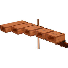 Ron Vaughn Percussion Western Redwood Bass Temple Blocks TP-990