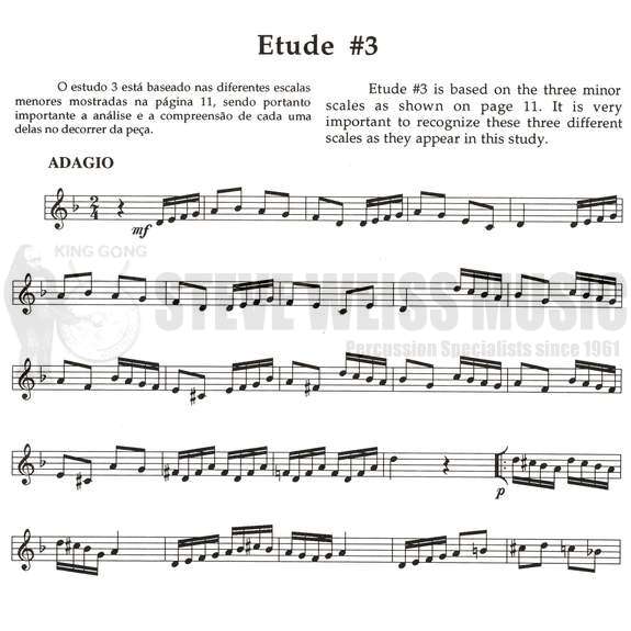 Rosauro-Beginning Exercises and Studies for Two Mallets