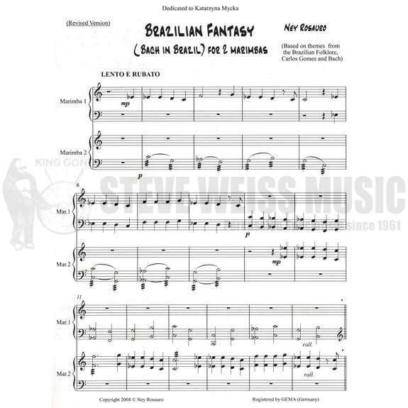 Rosauro-Brazilian Fantasy for Two Marimbas (Bach in Brazil)
