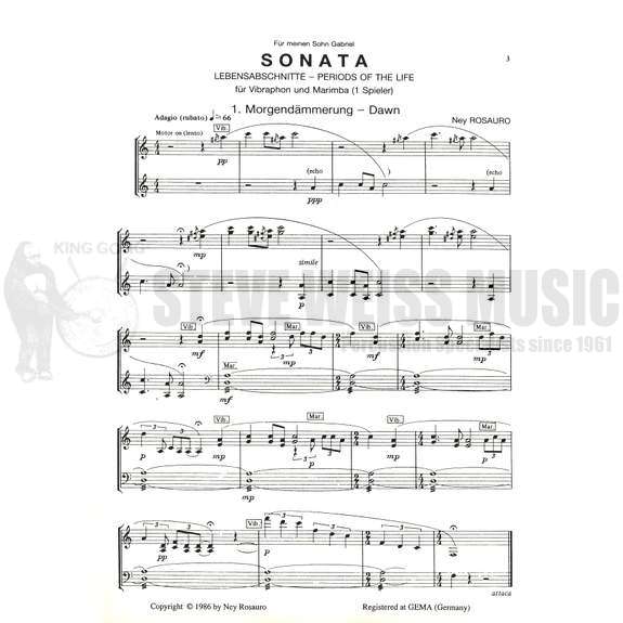 Rosauro-Sonata (The Periods of Life)-M/V
