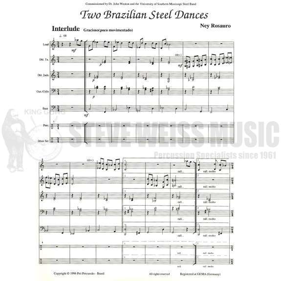 Rosauro-Two Brazilian Steel Dances (SP)-Pans/DS/P