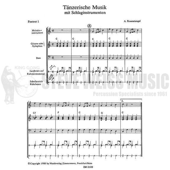 Rosenstengel-Dancing Music with Percussion(SP)-P/DS/3M