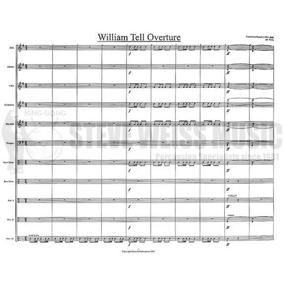 Rossini-William Tell Overture arr. Wylie (SP)-B/V/C/X/M/2T/P