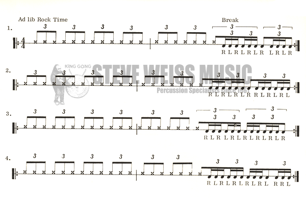 Rothman-Rock Breaks with a Twelve Eight Feel
