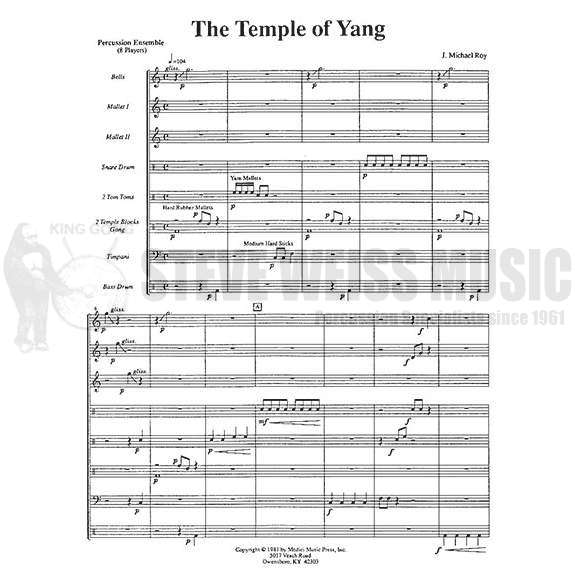 Roy-Temple of Yang, The (SP)-P/B/2X