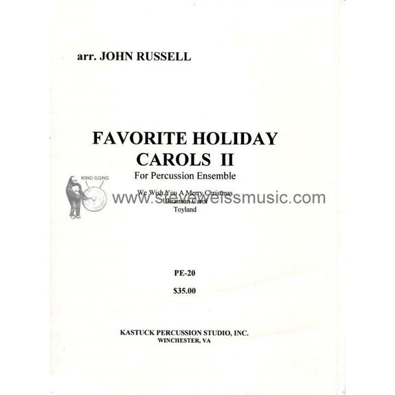 Russell, J. (arr.)-Favorite Holiday Carols 2-B/X/2T/P