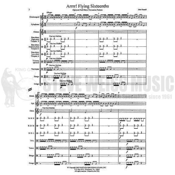 Russell, J.-Arrrr! Flying Sixteenths (SP-9 to 10)-3T/B/X/C/P